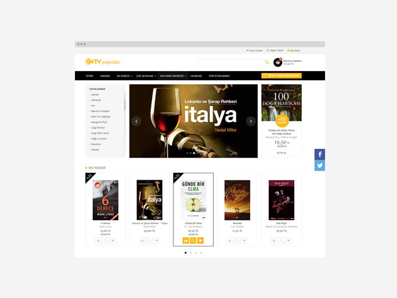 ntv publishing web site