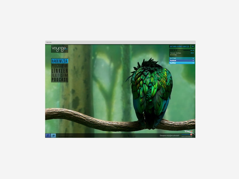 radio voyage web site